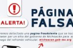 ¡Que no te engañen! Así es como identificas sitios falsos para pago del refrendo en Michoacán. copia de monitor expresso plantilla 10 7