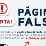 ¡Que no te engañen! Así es como identificas sitios falsos para pago del refrendo en Michoacán. copia de monitor expresso plantilla 10 7